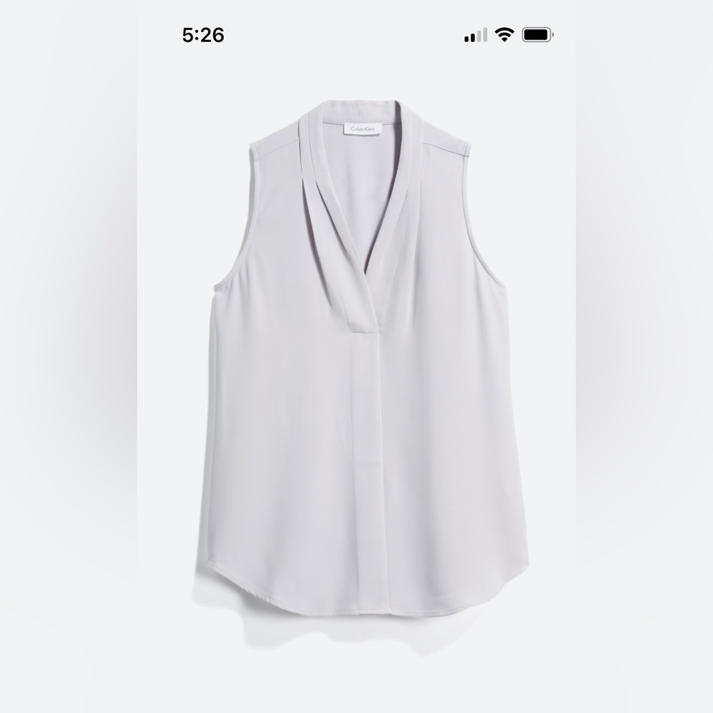 Calvin Klein Callia V-neck tank sz S